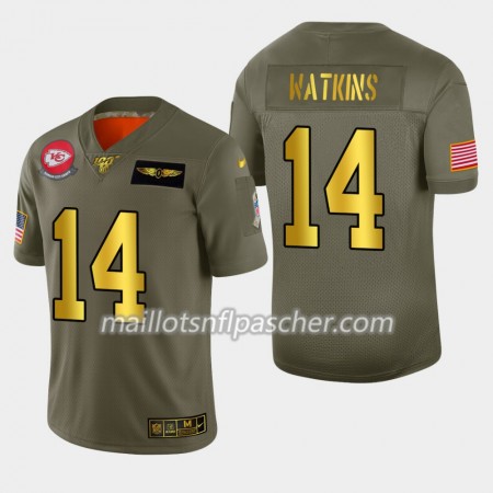 Maillot Kansas City Chiefs Sammy Watkins 14 Nike 2019 Salute to Service - Homme